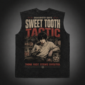 Shin Asakura Sakamoto Days Anime Tank Top - Sweet Tooth Tactic Acid Wash Vest