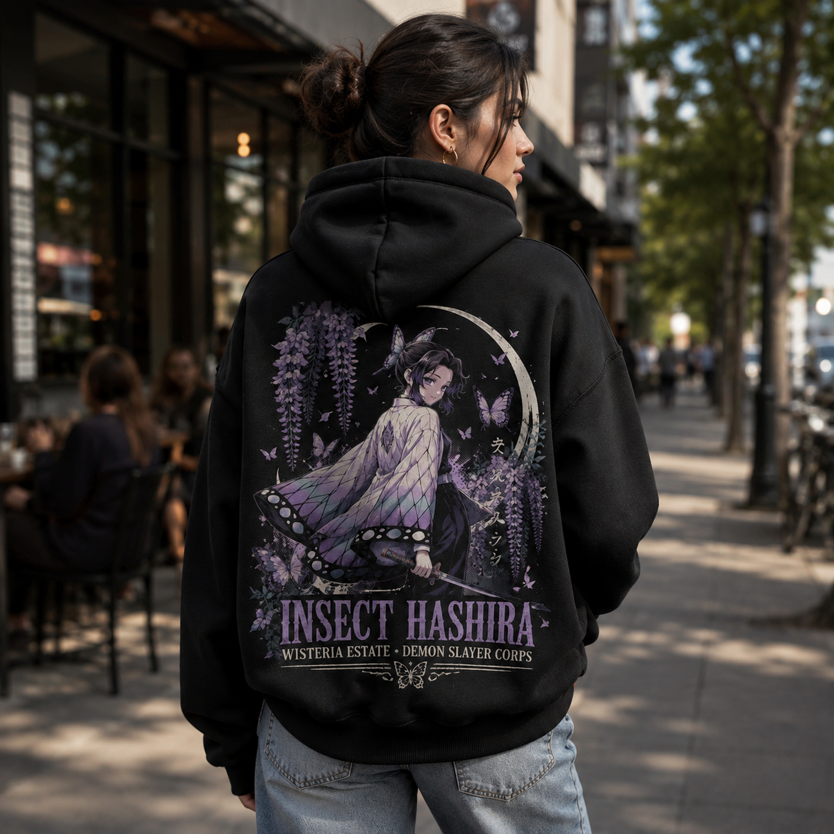 Shinobu Kocho Demon Slayer Anime Hoodie - Wisteria Estate