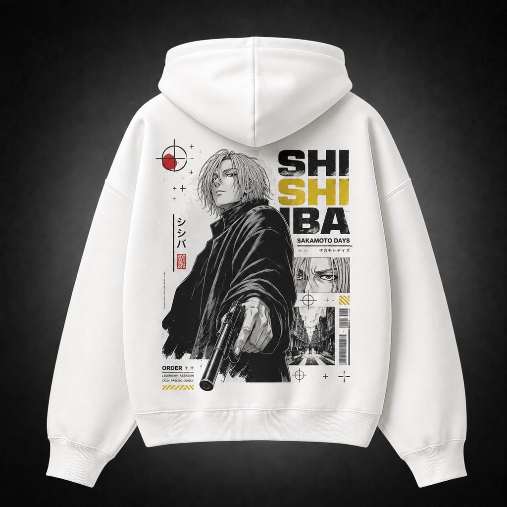 Shishiba Sakamoto Days Anime Hoodie - Legendary Assassin Order