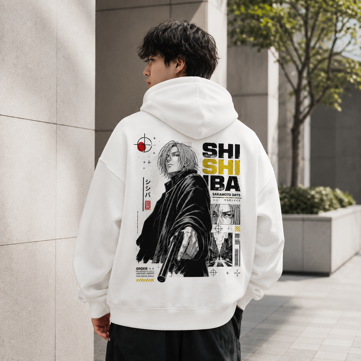 Shishiba Sakamoto Days Anime Hoodie - Legendary Assassin Order