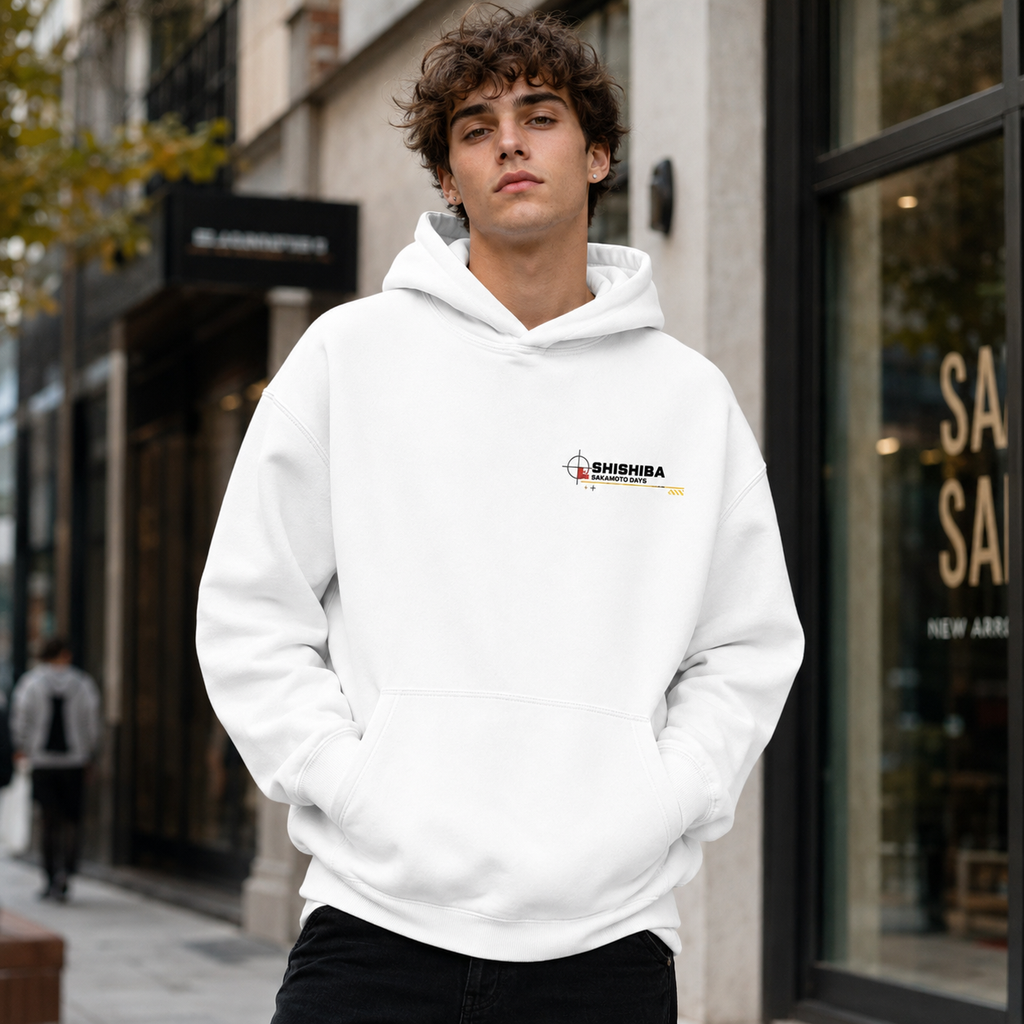 Shishiba Sakamoto Days Anime Hoodie - Legendary Assassin Order