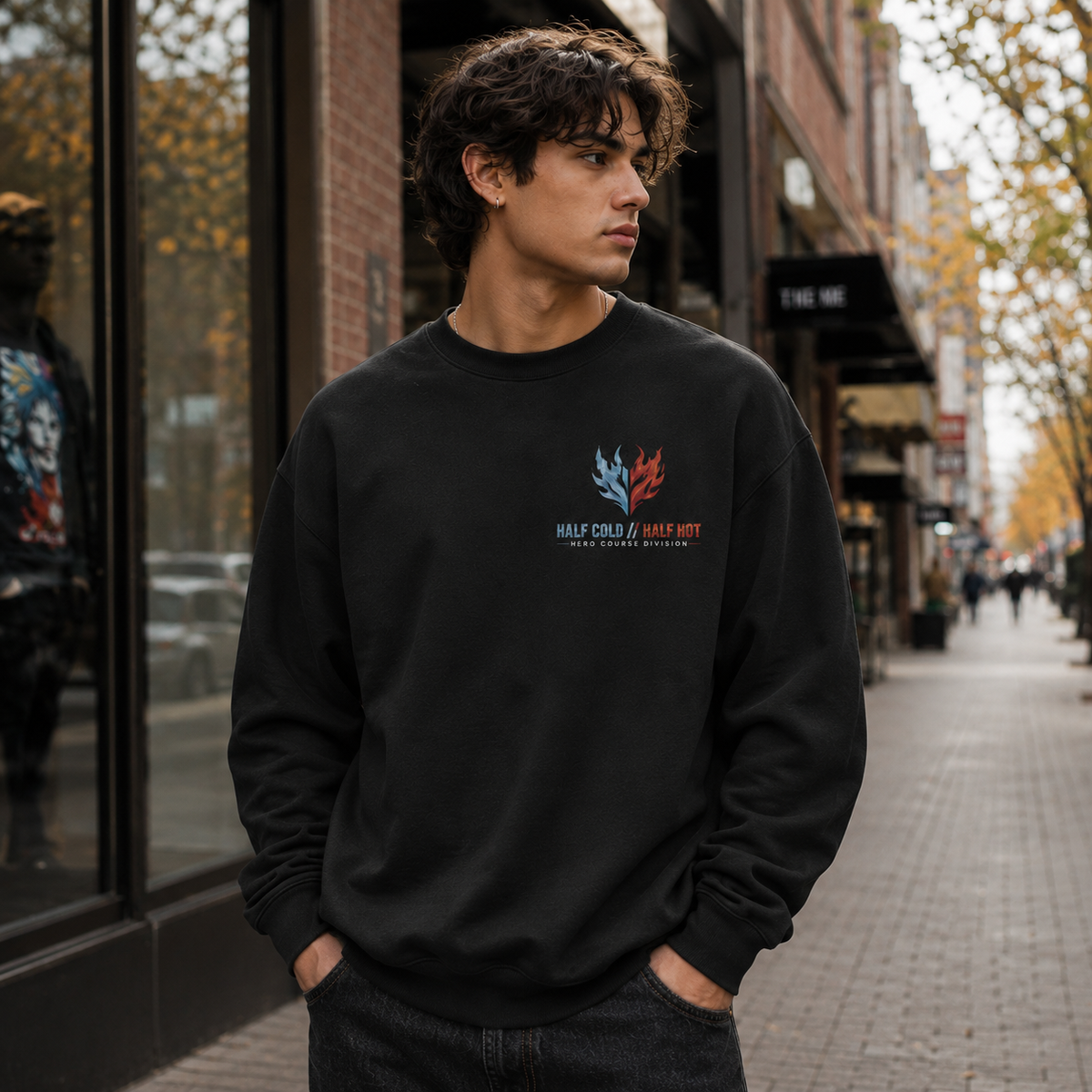Shoto Todoroki My Hero Academia Anime Sweatshirt - Half Cold Half Hot