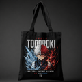 Shoto Todoroki My Hero Academia Anime Canvas Tote Bag - Half Cold Half Hot