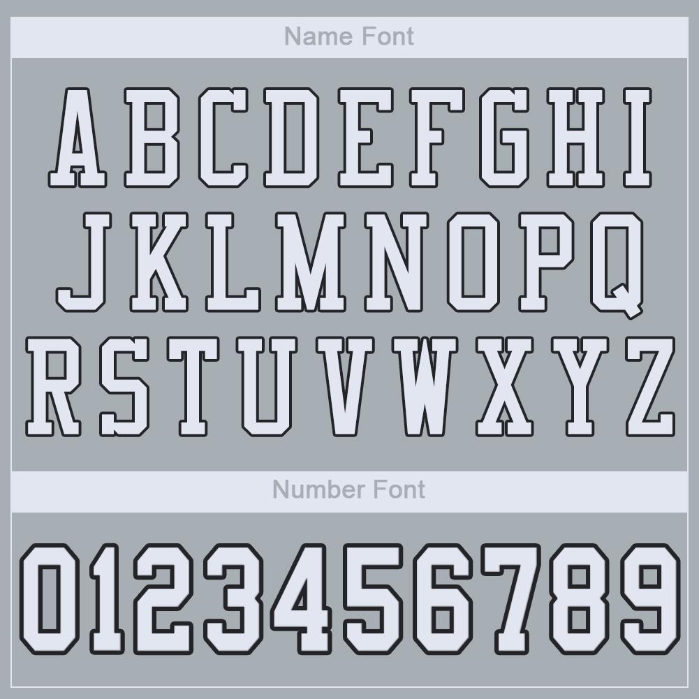 Custom Football Jersey - Silver White-Black Mesh - Style Silver0001