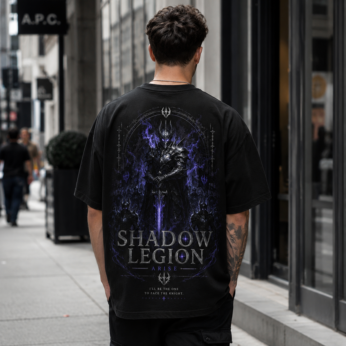 Solo Leveling Anime Graphic Tee - Shadow Legion Arise