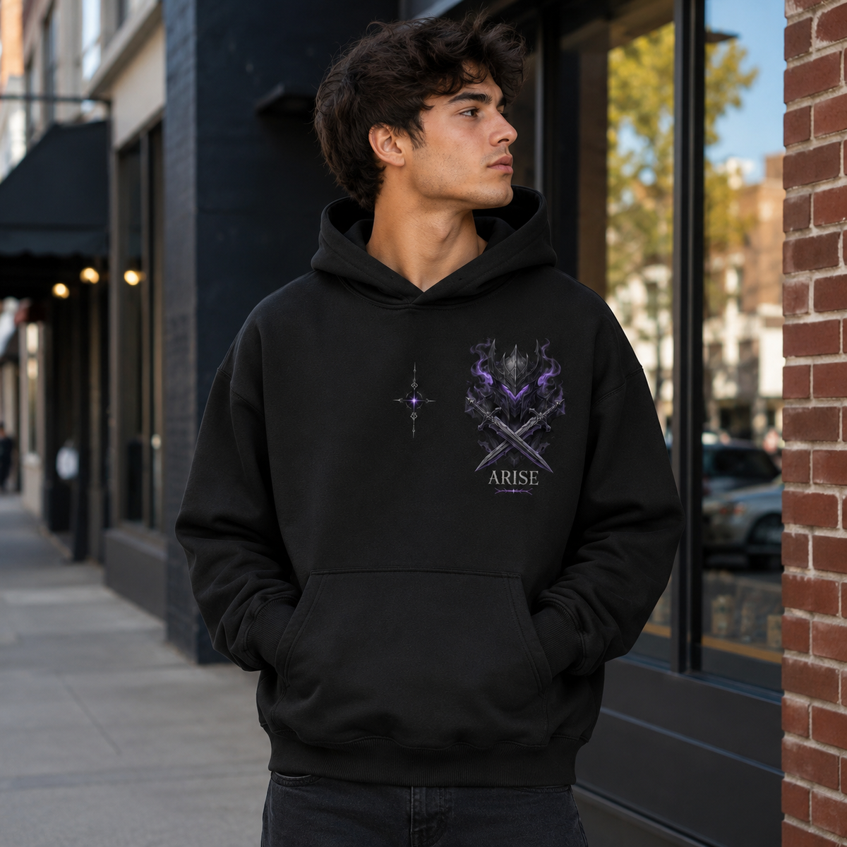 Solo Leveling Anime Hoodie - Sovereign Crown Blades