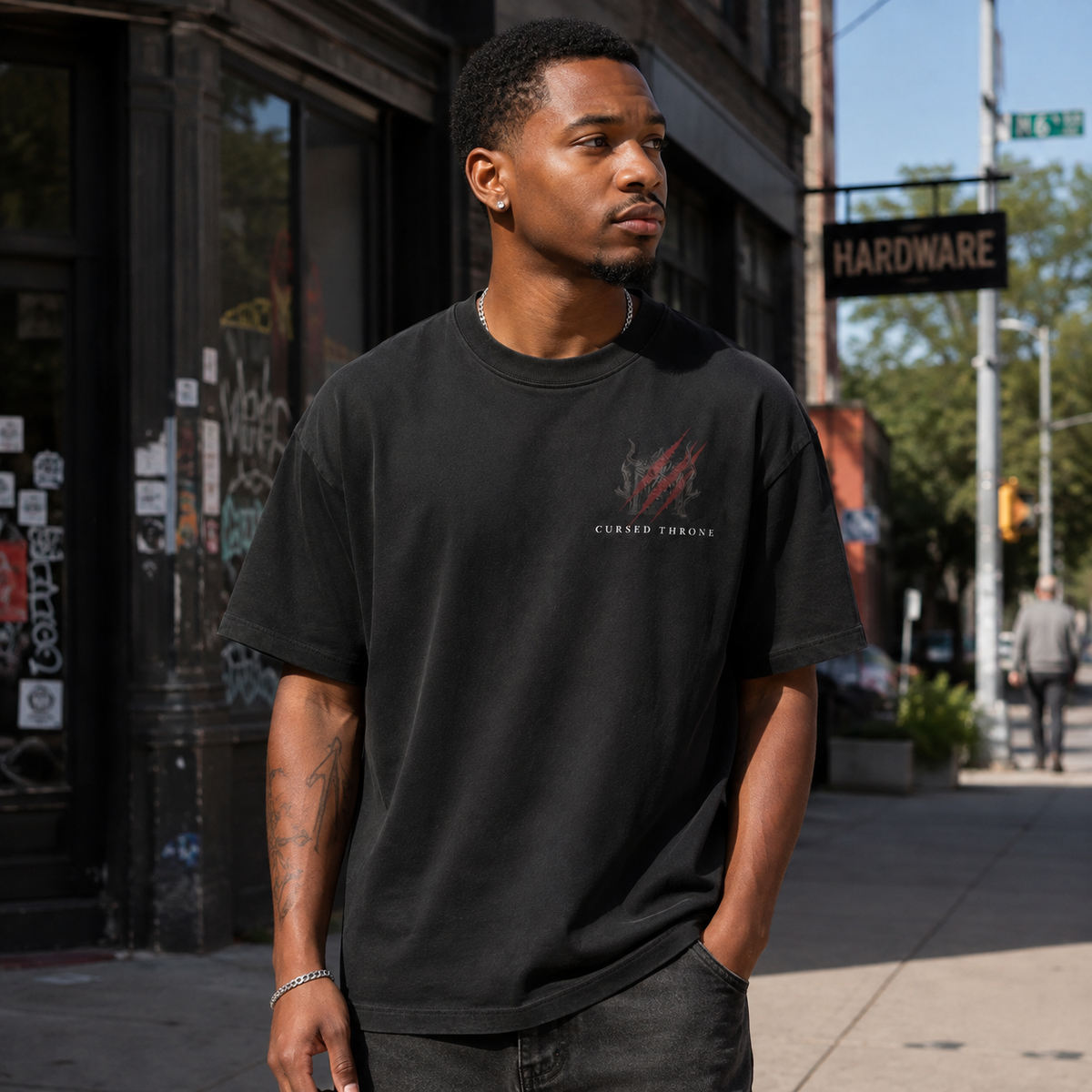 Sukuna Jujutsu Kaisen Anime Graphic Tee - Cursed Throne