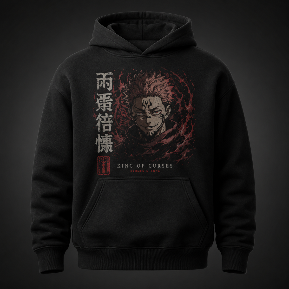 Sukuna Jujutsu Kaisen Anime Hoodie - King Of Curses