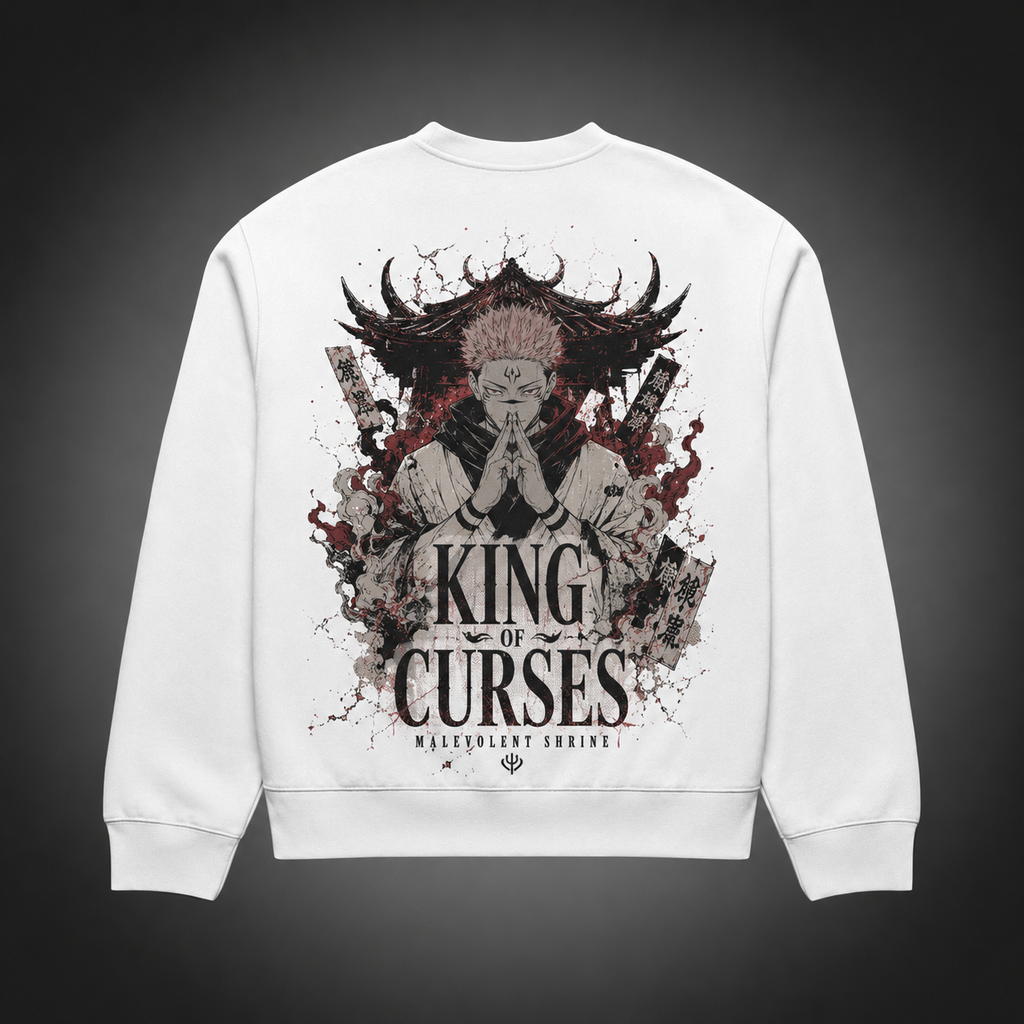 Sukuna Jujutsu Kaisen Anime Sweatshirt - King Of Curses