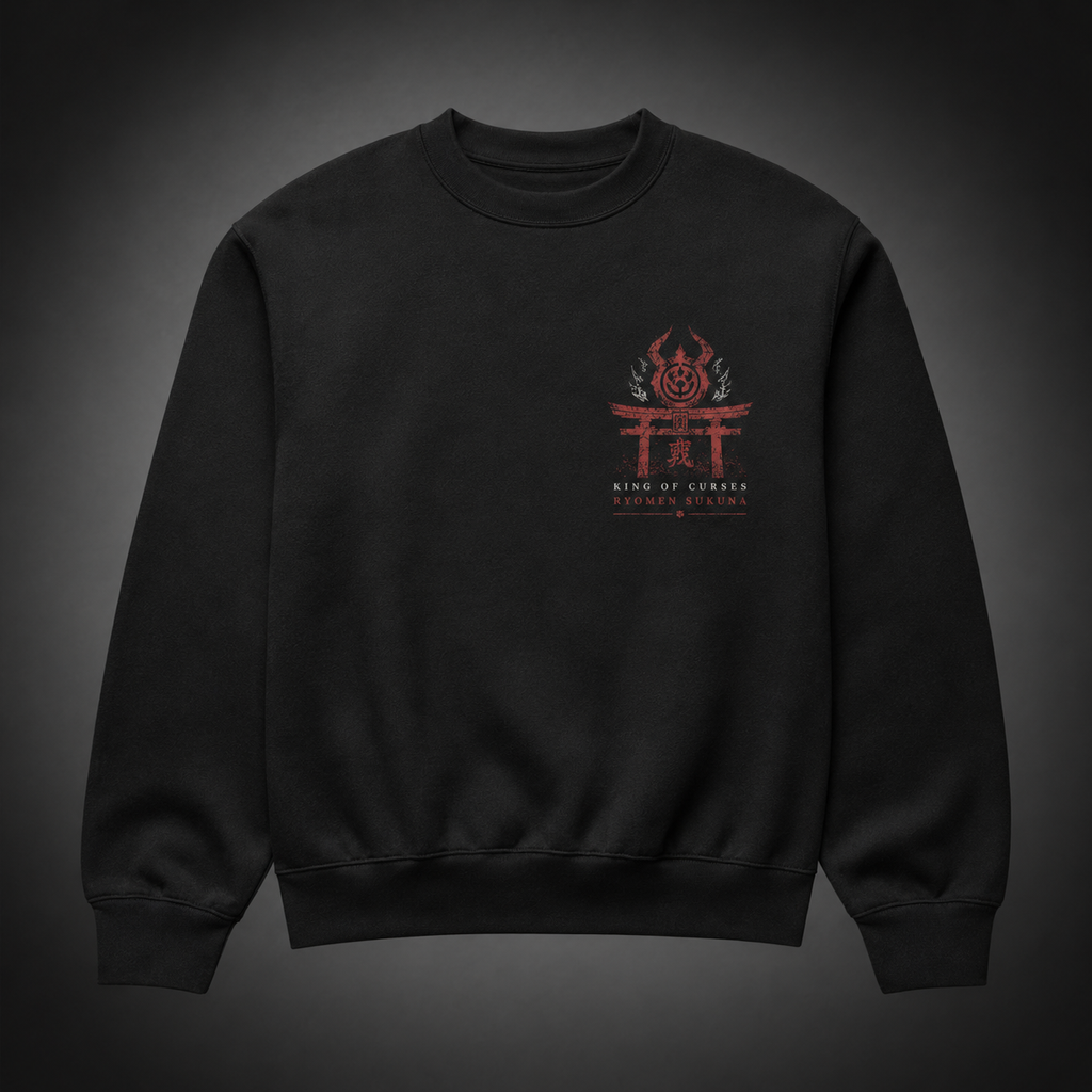 Sukuna Jujutsu Kaisen Anime Sweatshirt - Malevolent Shrine