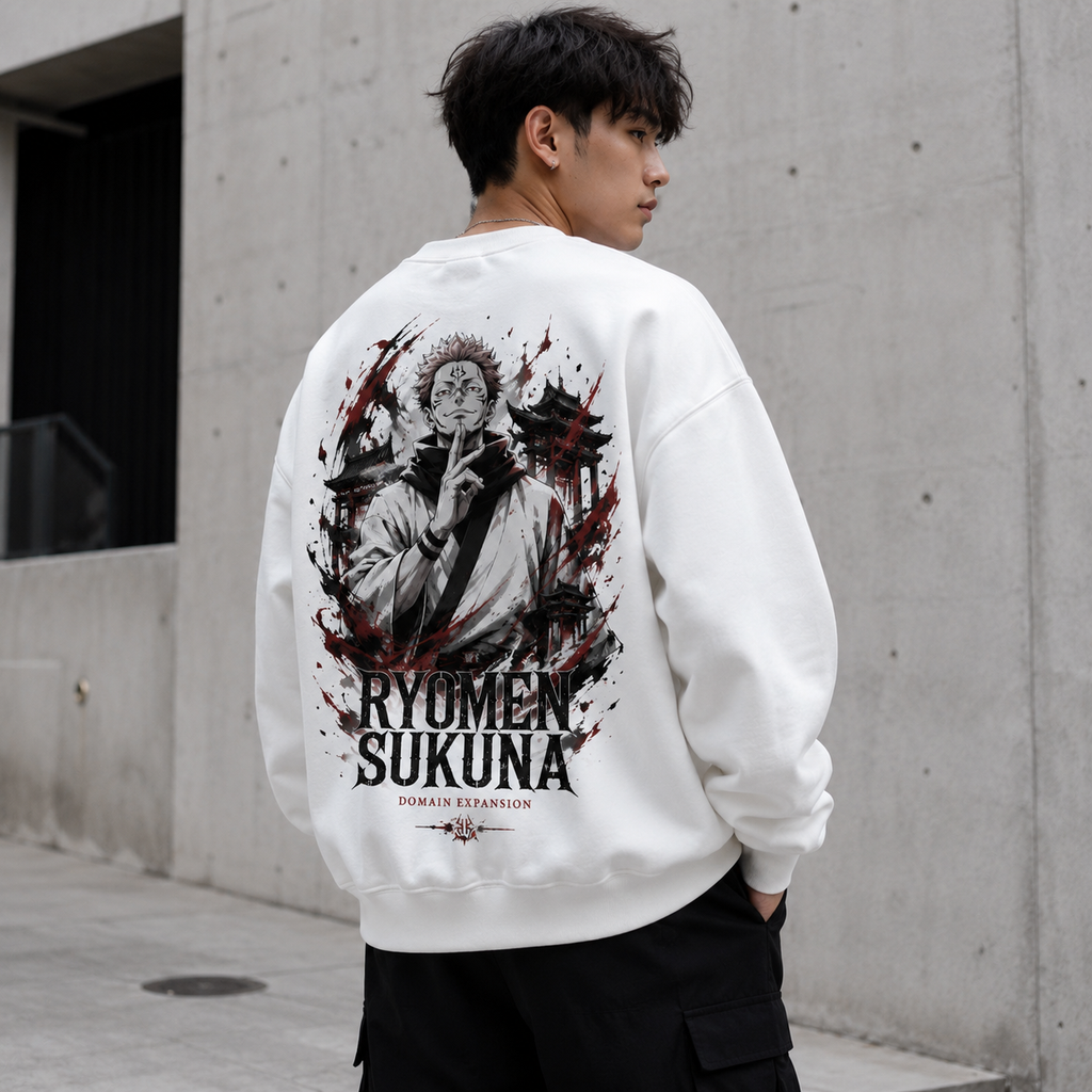 Sukuna Jujutsu Kaisen Anime Sweatshirt - Ryomen Sukuna