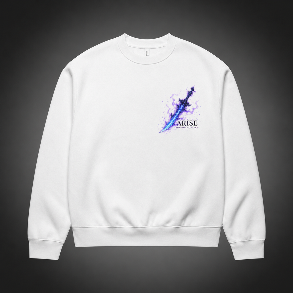 Sung Jin-Woo & Cha Hae-In Solo Leveling Anime Sweatshirt - Shadow And Light