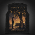 Sung Jin-Woo & Cha Hae-In Solo Leveling Anime Tank Top - Shadow And Light Acid Wash Vest