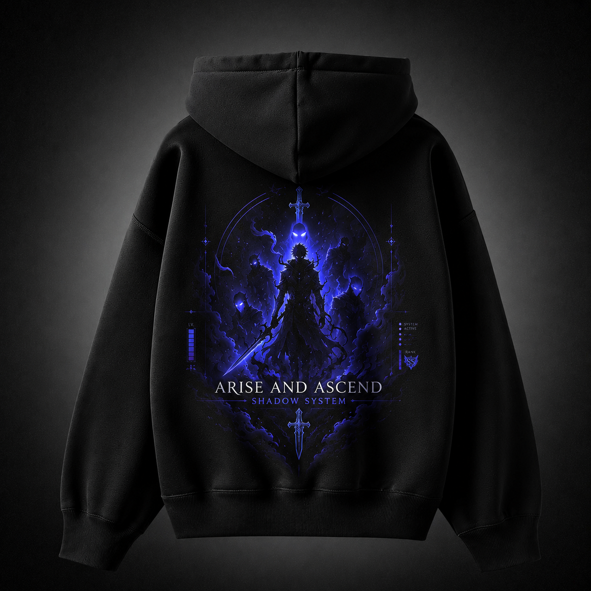 Sung Jin-Woo Solo Leveling Anime Hoodie - Arise And Ascend