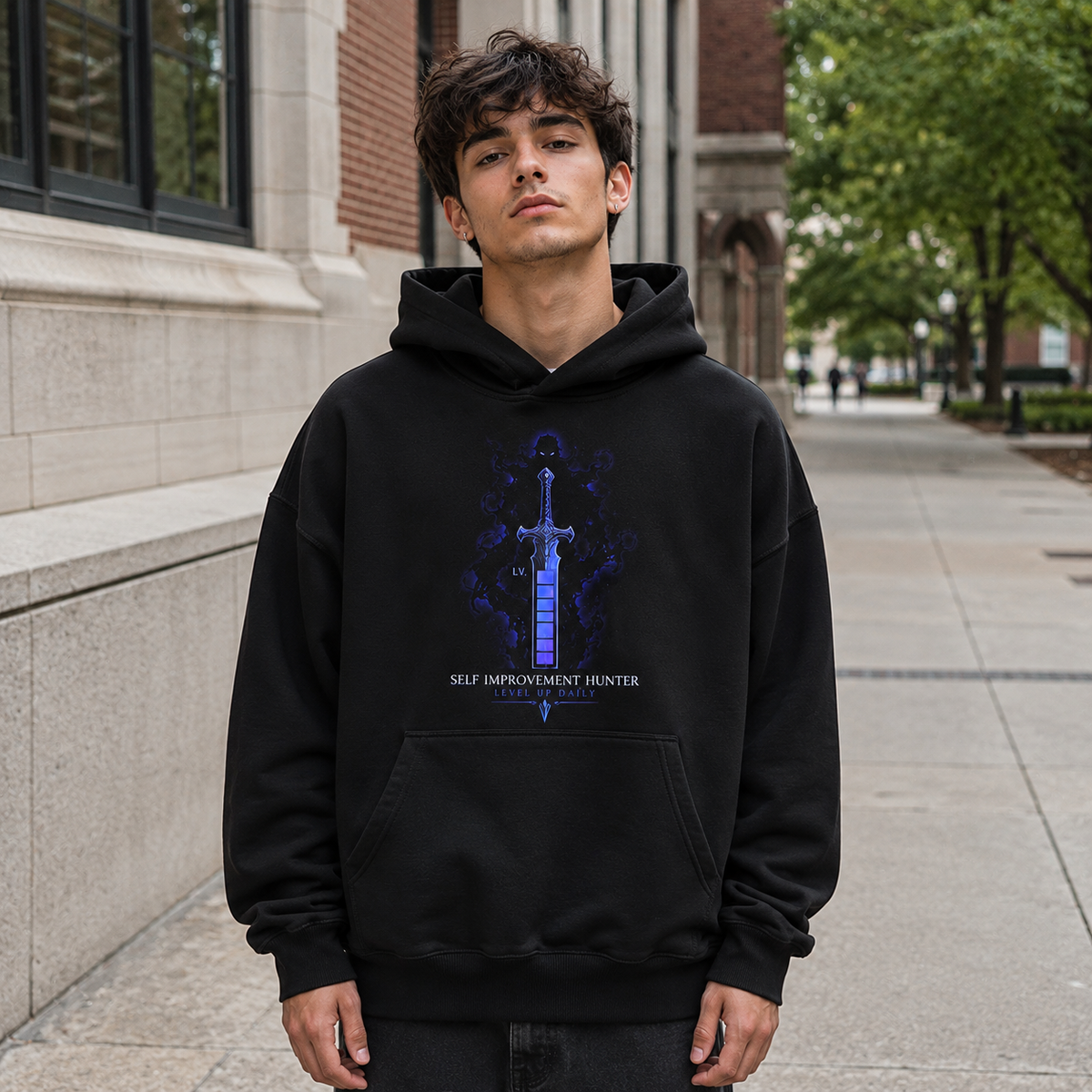 Sung Jin-Woo Solo Leveling Anime Hoodie - Arise And Ascend