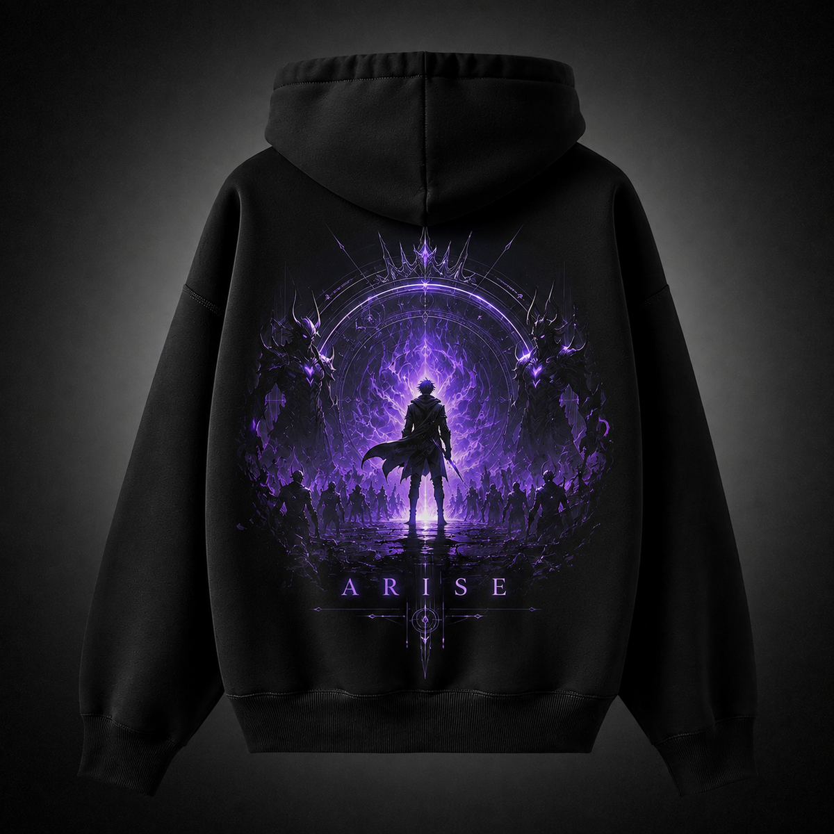 Sung Jin-Woo Solo Leveling Anime Hoodie - Arise Awakening