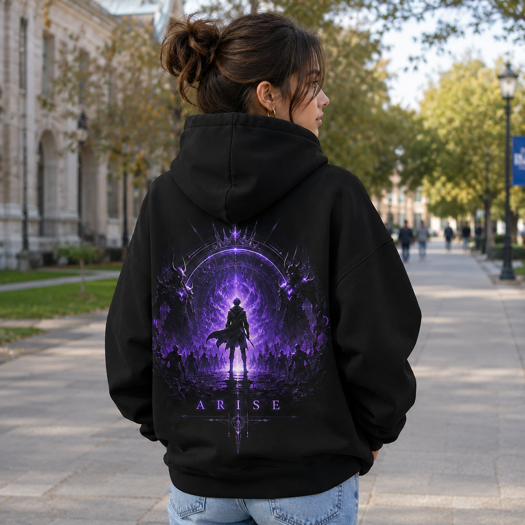 Sung Jin-Woo Solo Leveling Anime Hoodie - Arise Awakening
