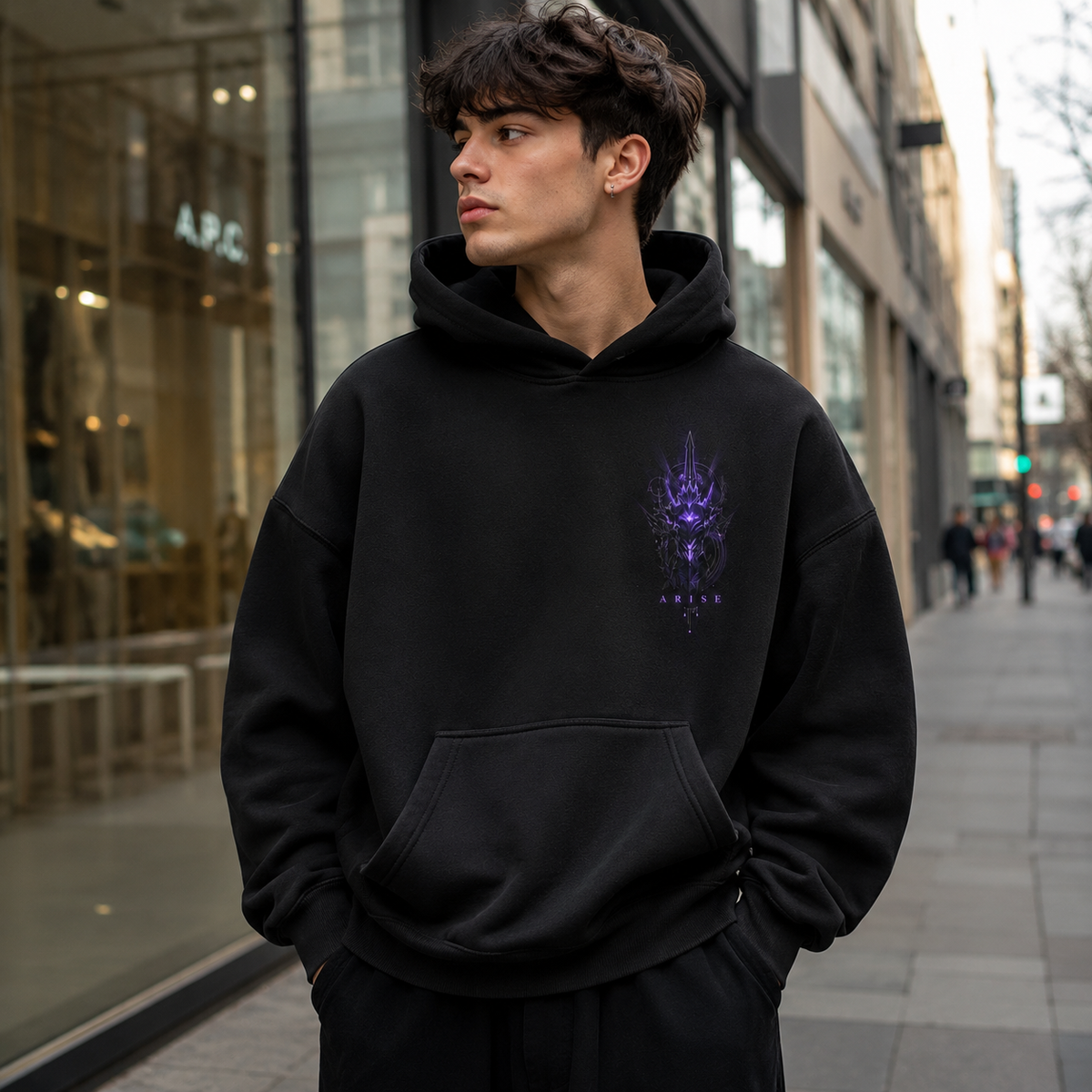 Sung Jin-Woo Solo Leveling Anime Hoodie - Arise Awakening