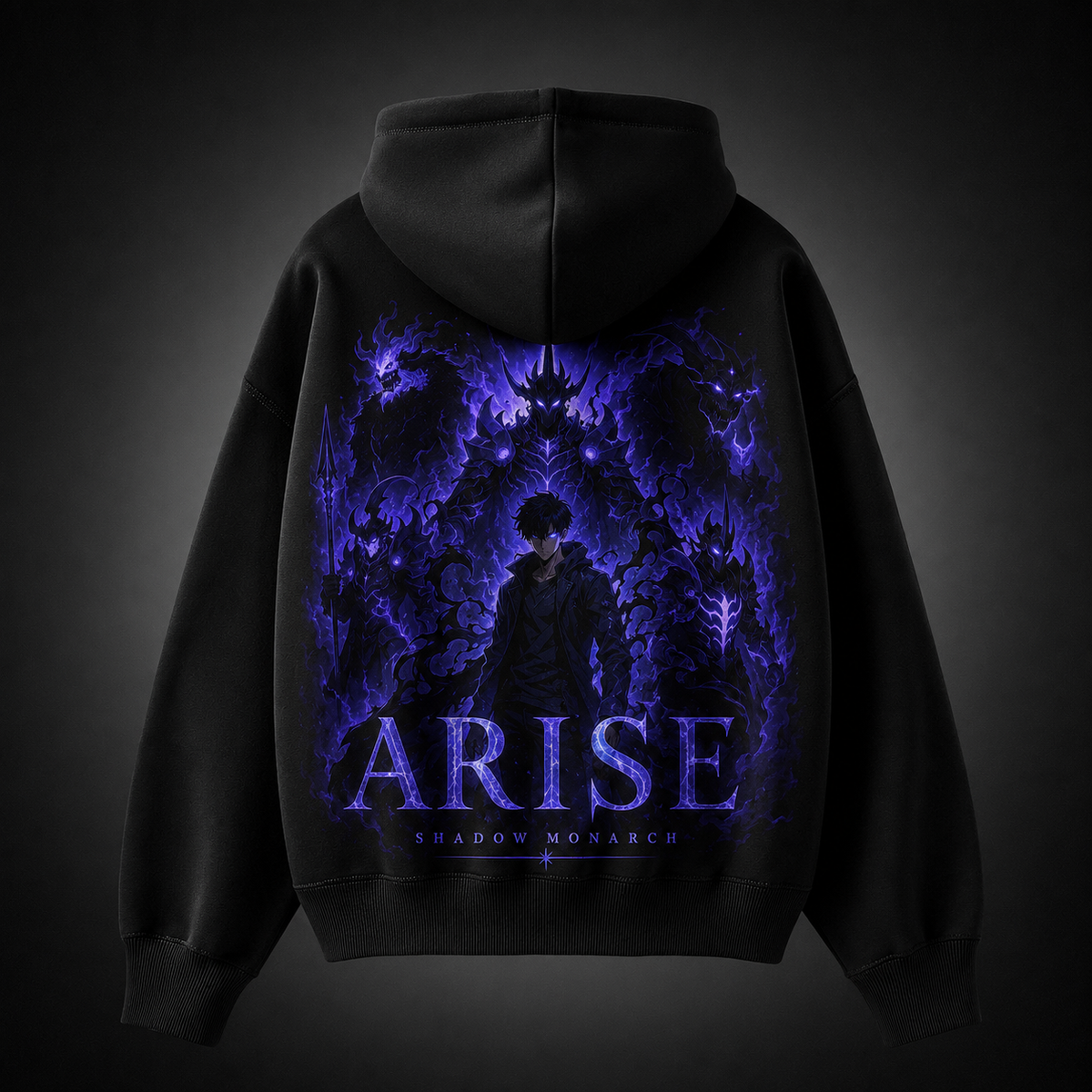 Sung Jin-Woo Solo Leveling Anime Hoodie - Arise Dragon Shadows