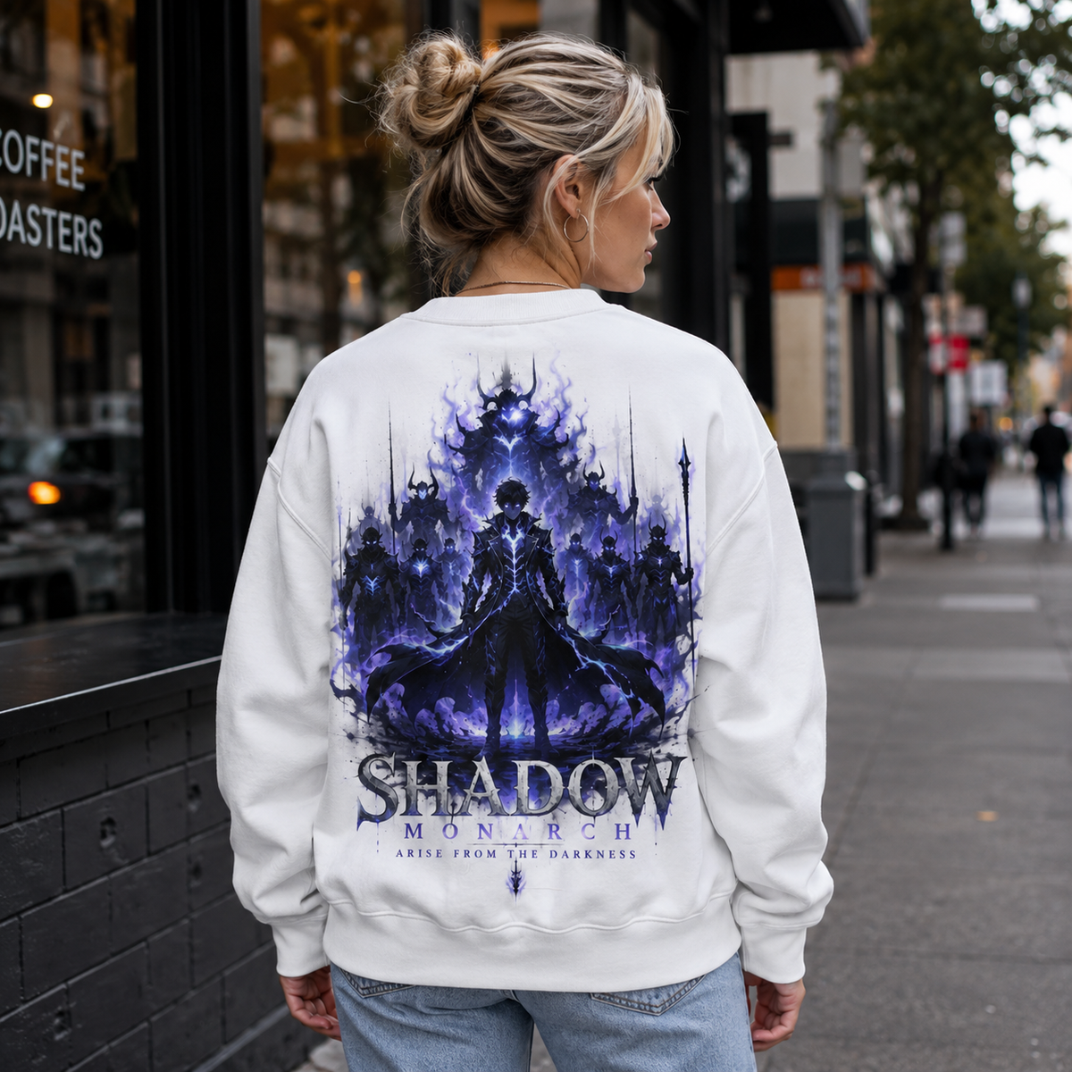 Sung Jin-Woo Solo Leveling Anime Sweatshirt - Arise From The Darkness