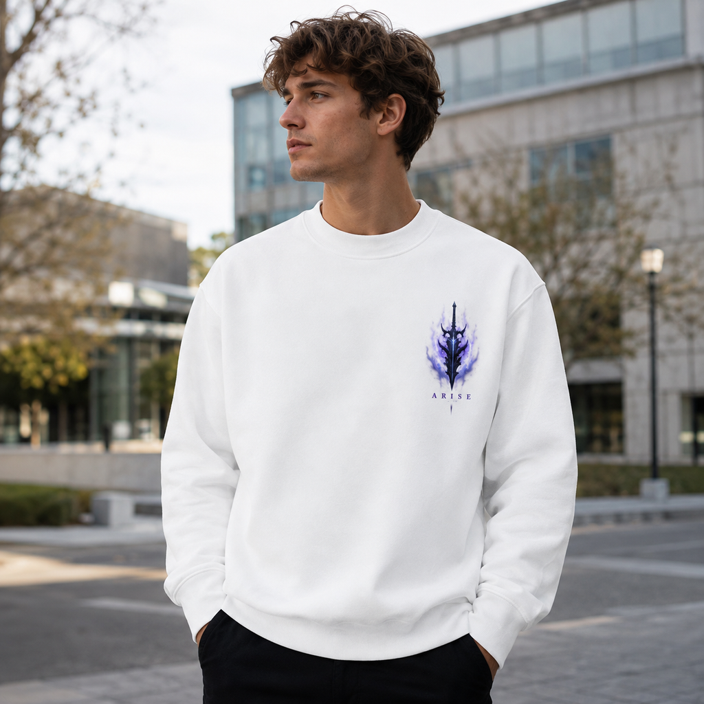 Sung Jin-Woo Solo Leveling Anime Sweatshirt - Arise From The Darkness