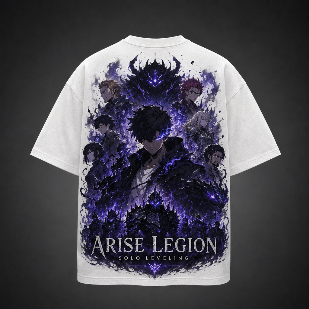 Sung Jin-Woo Solo Leveling Anime Graphic Tee - Arise Legion