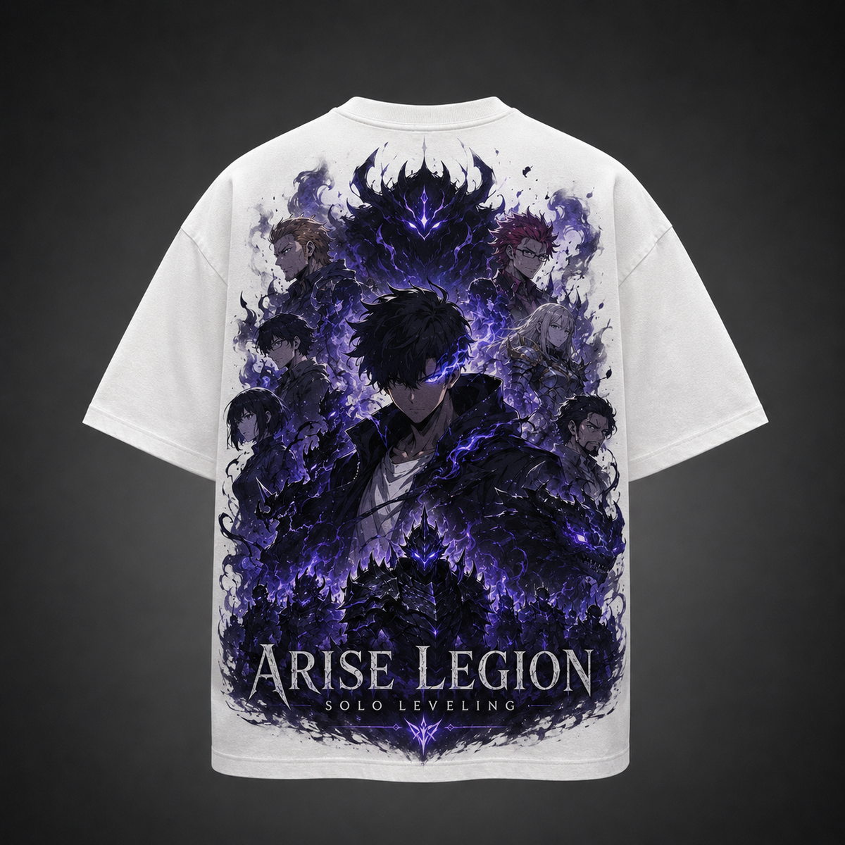 Sung Jin-Woo Solo Leveling Anime Graphic Tee - Arise Legion
