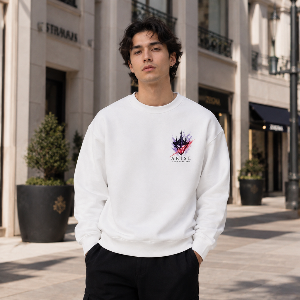 Sung Jin-Woo Solo Leveling Anime Sweatshirt - Arise Shadow Monarch