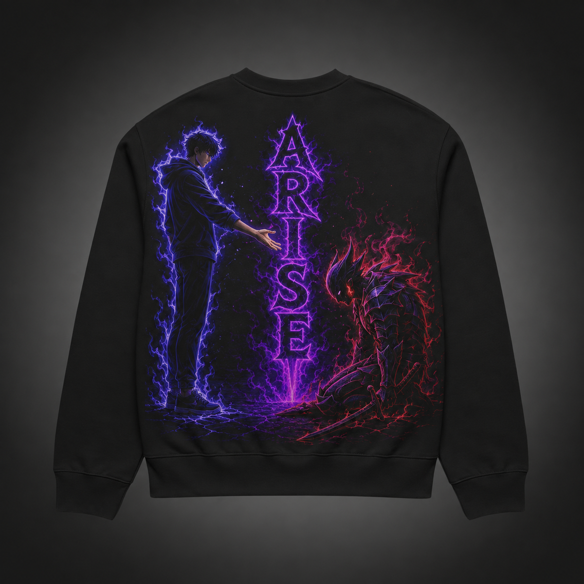 Sung Jin-Woo Solo Leveling Anime Sweatshirt - Arise Summoning