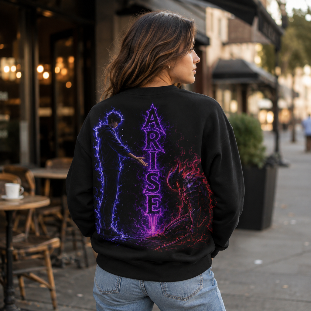 Sung Jin-Woo Solo Leveling Anime Sweatshirt - Arise Summoning