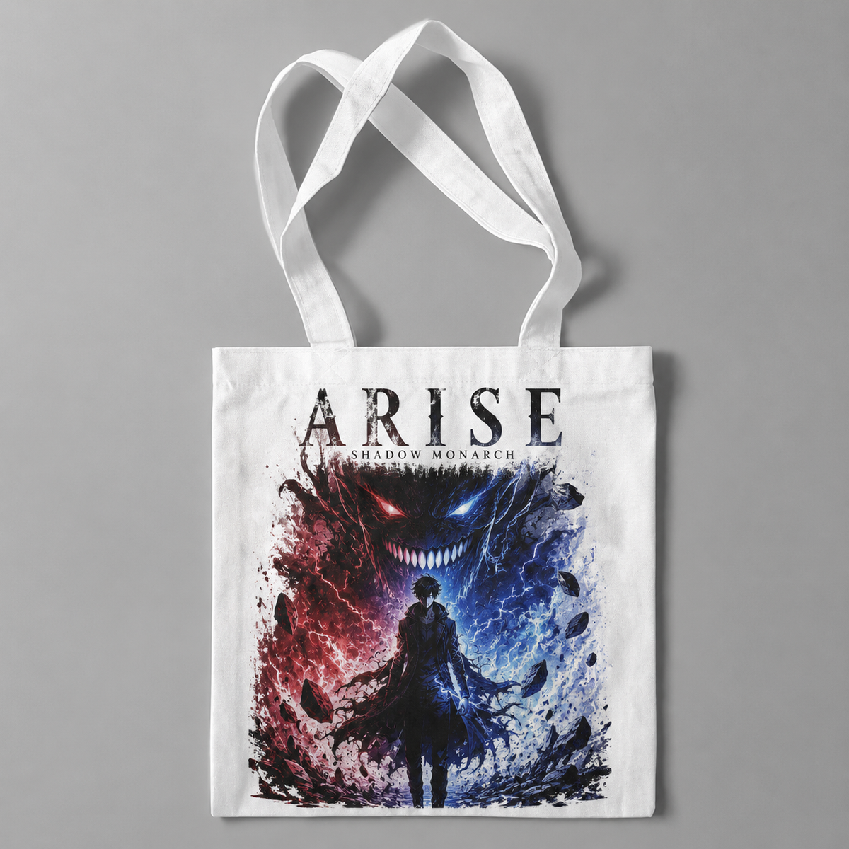 Sung Jin-Woo Solo Leveling Anime Canvas Tote Bag - Between Two Forces