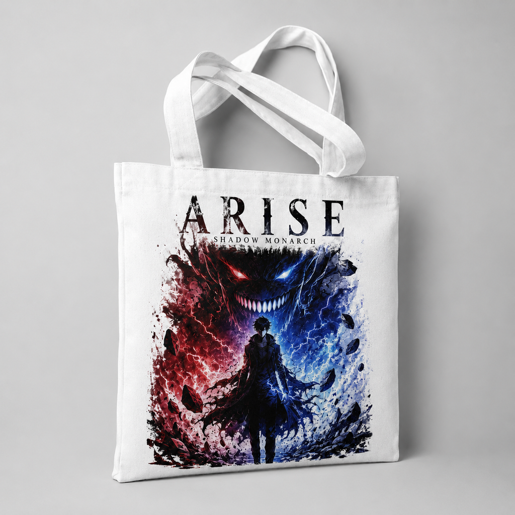 Sung Jin-Woo Solo Leveling Anime Canvas Tote Bag - Between Two Forces