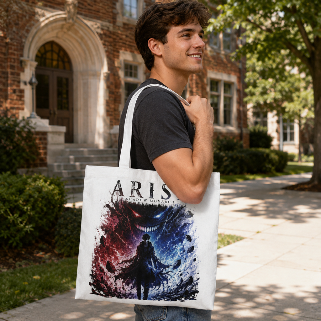 Sung Jin-Woo Solo Leveling Anime Canvas Tote Bag - Between Two Forces