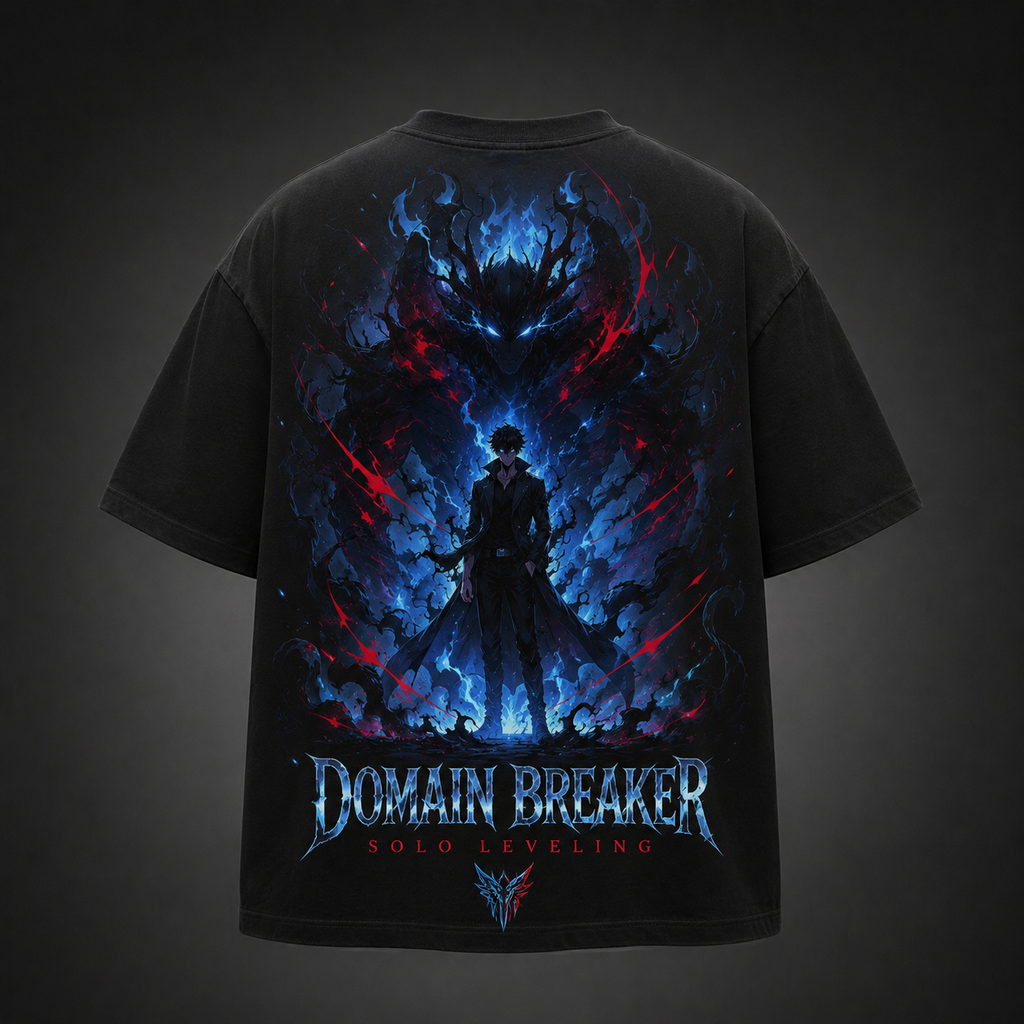 Sung Jin-Woo Solo Leveling Anime Graphic Tee - Domain Breaker