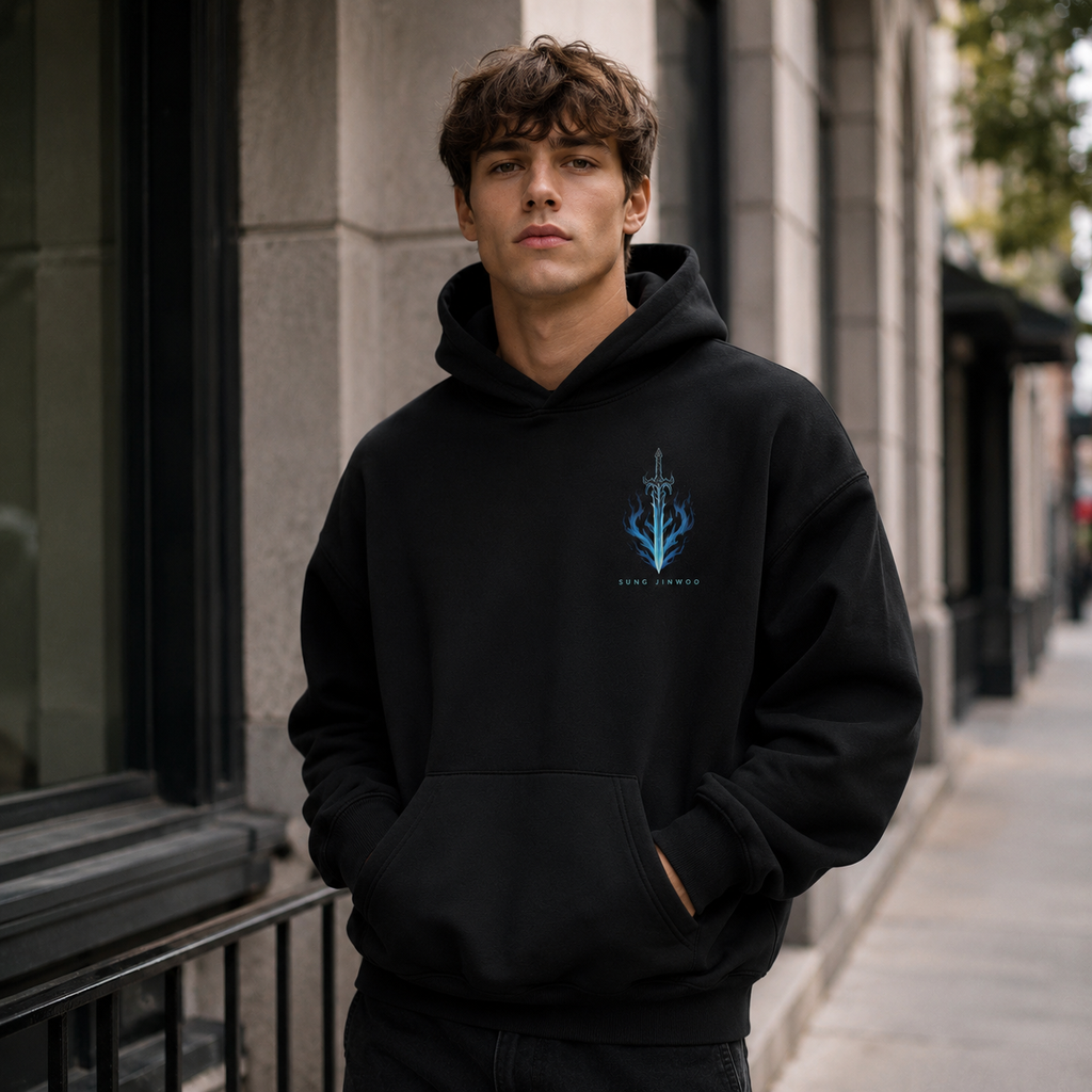 Sung Jin-Woo Solo Leveling Anime Hoodie - Double Awakening