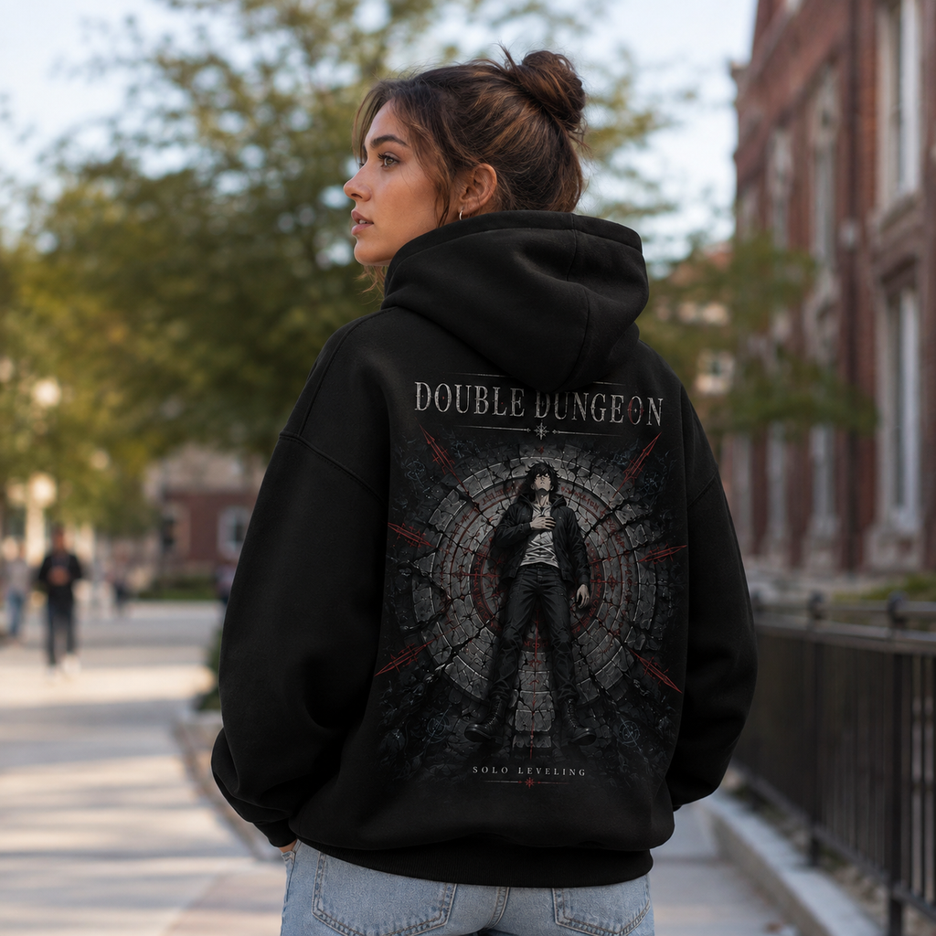 Sung Jin-Woo Solo Leveling Anime Hoodie - Double Dungeon