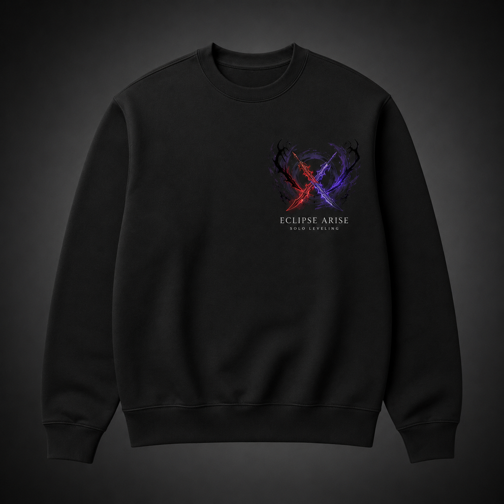 Sung Jin-Woo Solo Leveling Anime Sweatshirt - Eclipse Arise