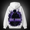 Sung Jin-Woo Solo Leveling Anime Hoodie - He Who Overcame Death