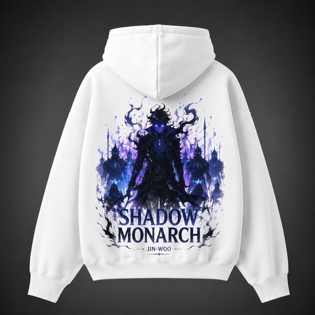 Sung Jin-Woo Solo Leveling Anime Hoodie - Jin-Woo Shadow Monarch