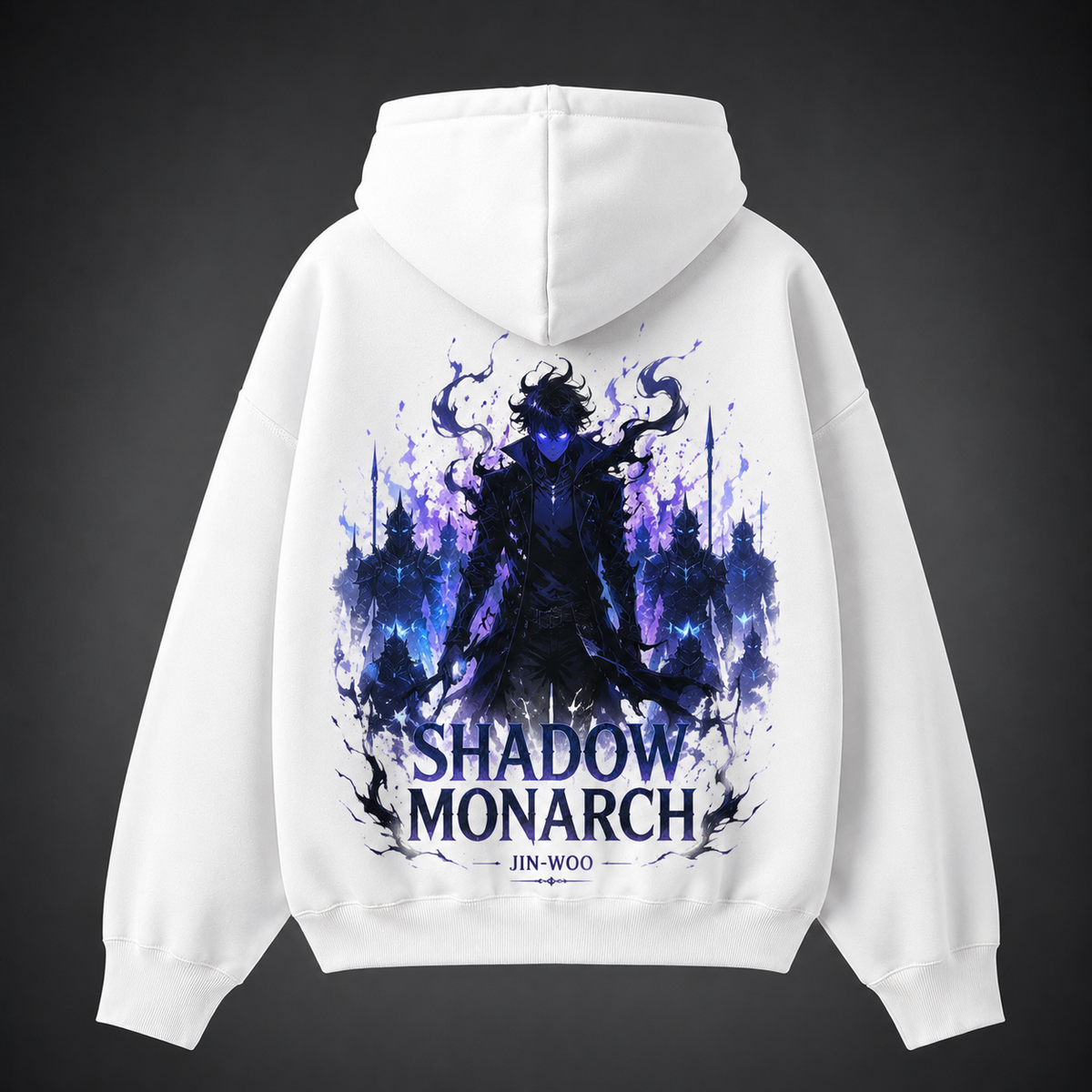 Sung Jin-Woo Solo Leveling Anime Hoodie - Jin-Woo Shadow Monarch