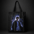 Sung Jin-Woo Solo Leveling Anime Canvas Tote Bag - Jinwoo Triptych