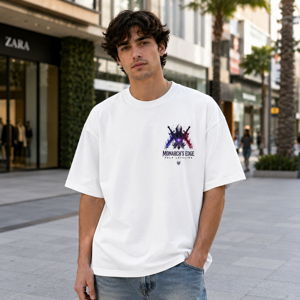 Sung Jin-Woo Solo Leveling Anime Graphic Tee - Monarch's Edge
