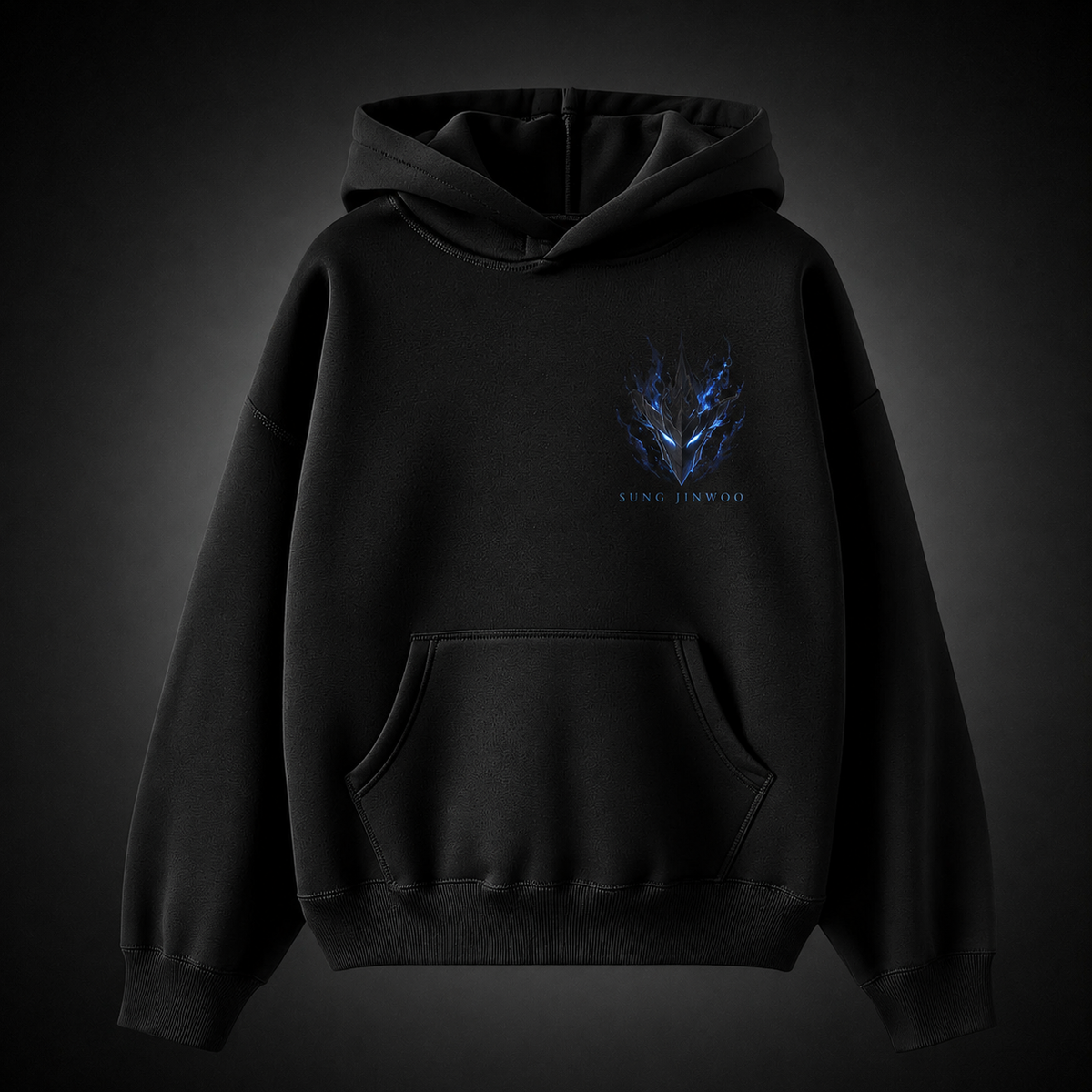 Sung Jin-Woo Solo Leveling Anime Hoodie - Monarch Silhouette