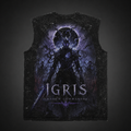 Sung Jin-Woo Solo Leveling Anime Tank Top - Rise Of The Monarch Acid Wash Vest