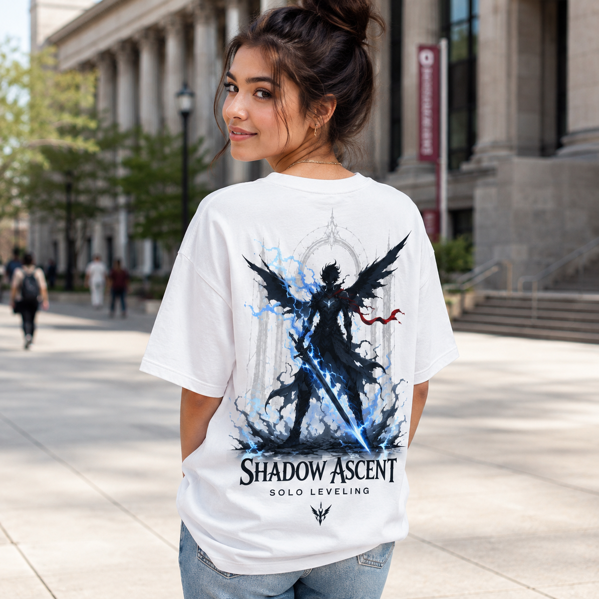 Sung Jin-Woo Solo Leveling Anime Graphic Tee - Shadow Ascent