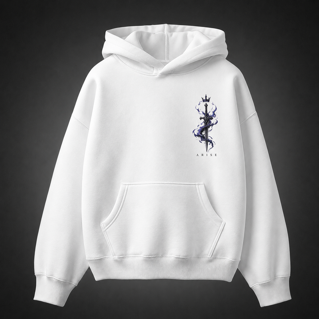 Sung Jin-Woo Solo Leveling Anime Hoodie - Shadow Monarch Arise