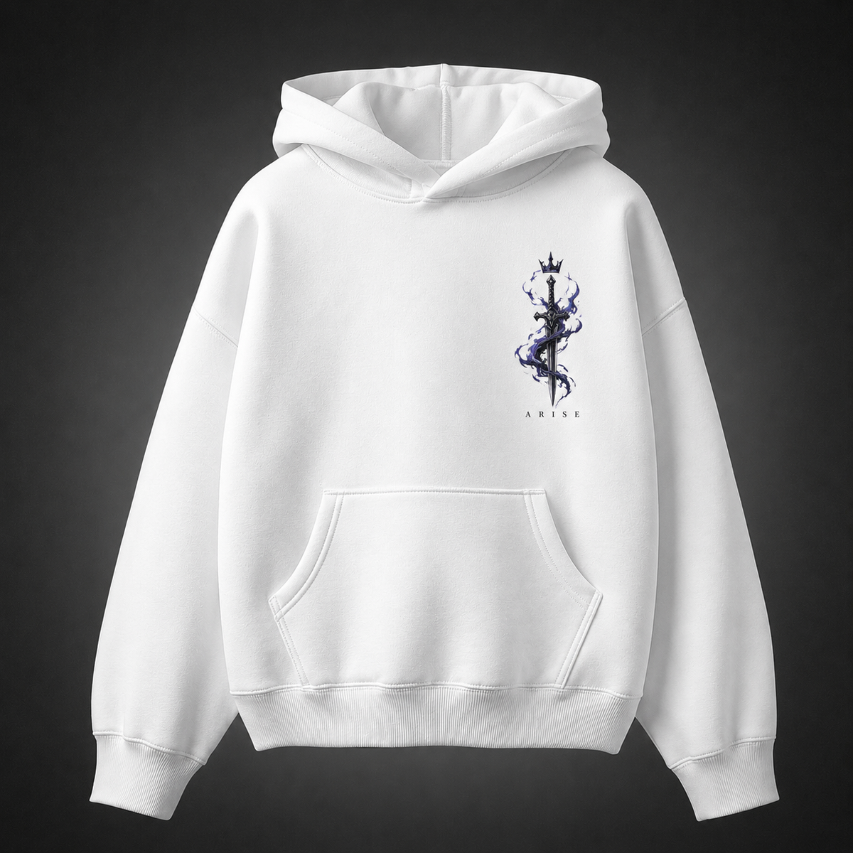Sung Jin-Woo Solo Leveling Anime Hoodie - Shadow Monarch Arise