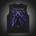 Sung Jin-Woo Solo Leveling Anime Tank Top - Shadow Monarch Arise Acid Wash Vest
