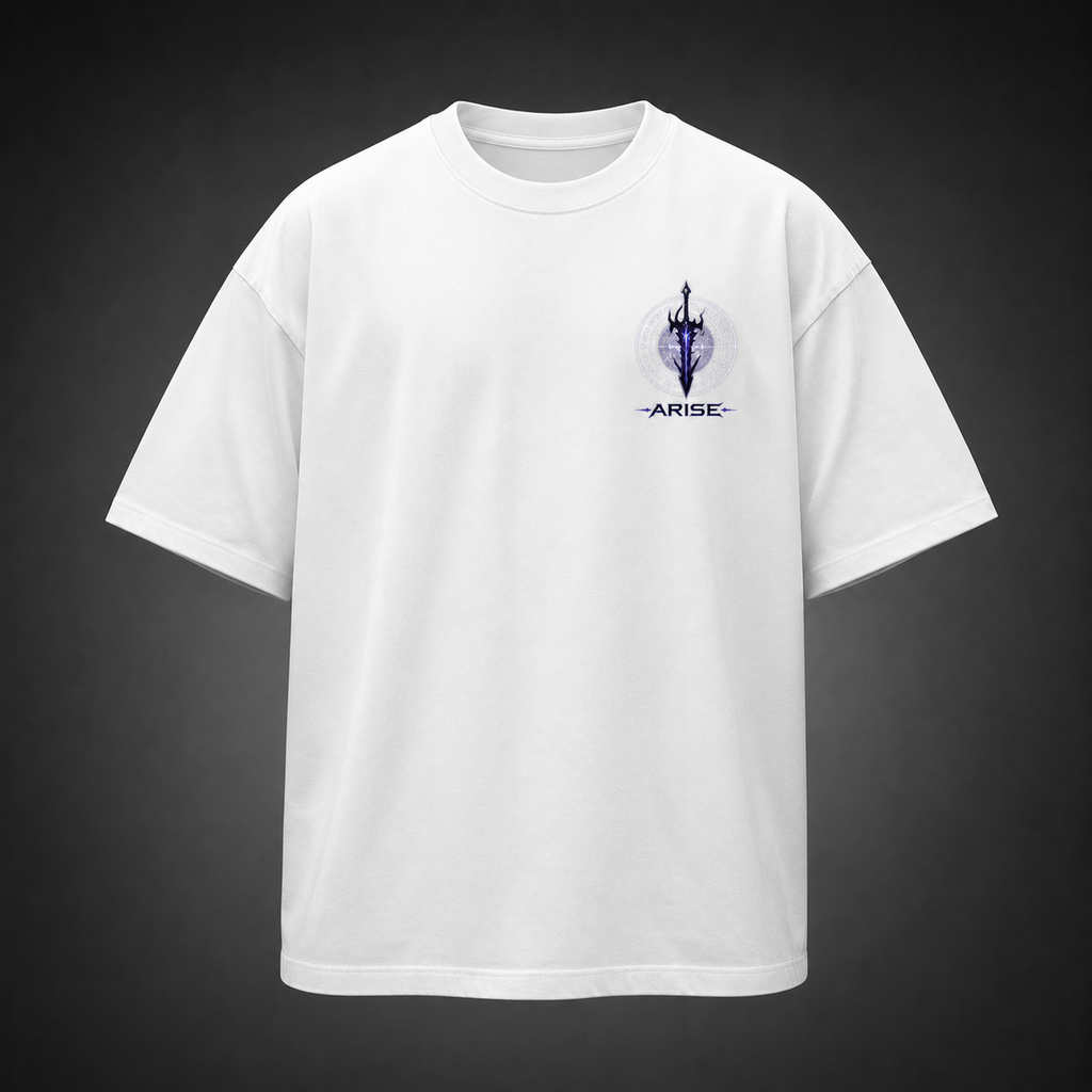 Sung Jin-Woo Solo Leveling Anime Graphic Tee - Shadow Monarch Arise