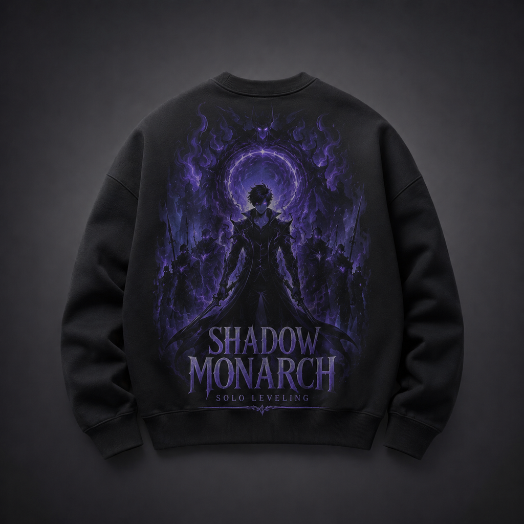 Sung Jin-Woo Solo Leveling Anime Sweatshirt - Shadow Monarch